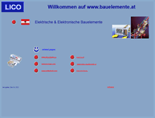 Tablet Screenshot of bauelemente.at